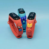 Digital LED Display Cartoon Fashion Kids Watch Inspirational Watches