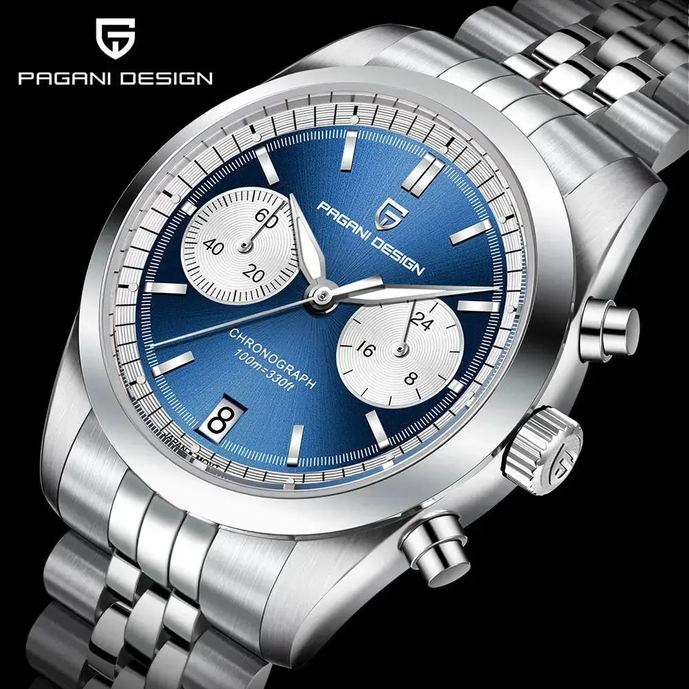 Sports Quartz Chronograph Men Luxury Watches Sapphire Stainless Steel Diving Clock Inspirational Watches
