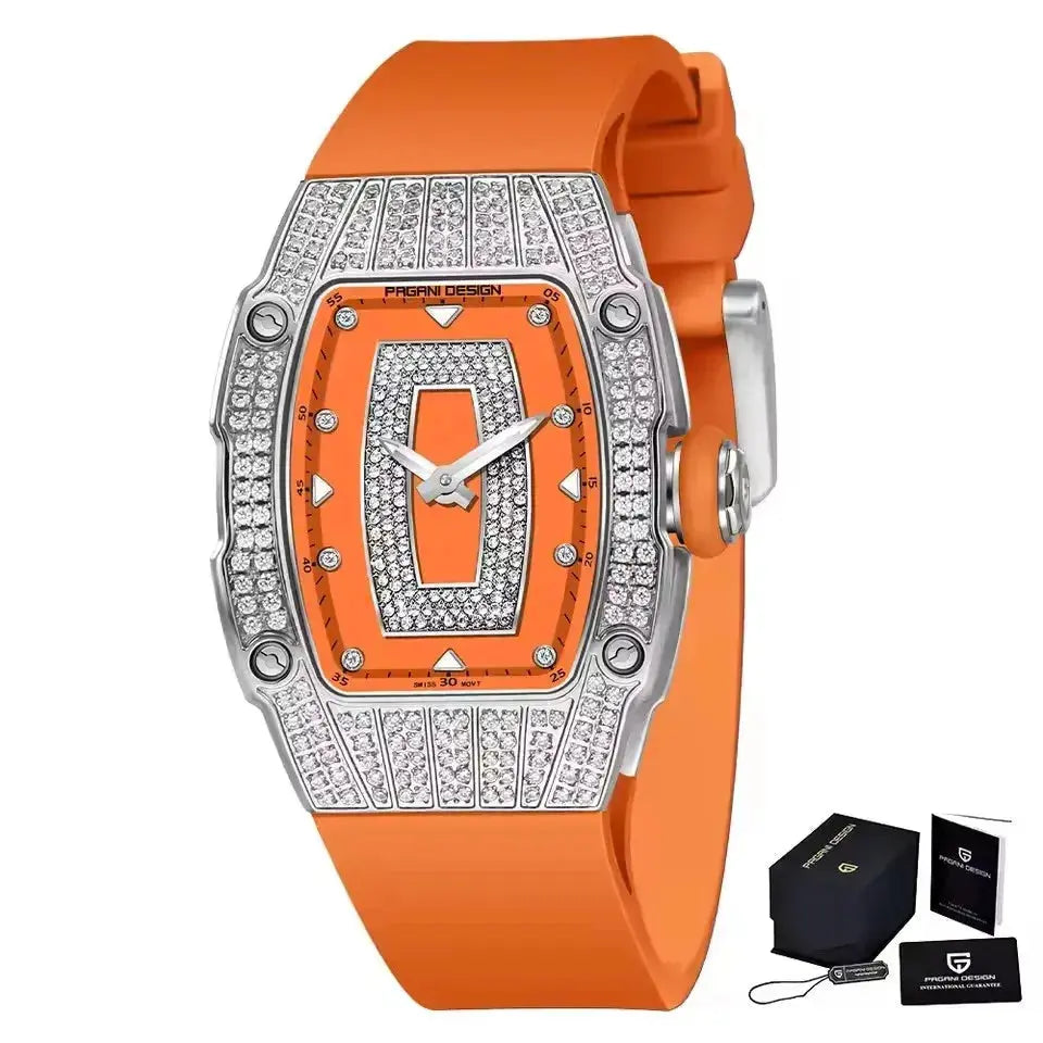 Fashion Women Creative Diamond Inlaid Waterproof Watches - Inspirational Watches