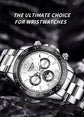 Automatic Watch with Ceramic Bezel Three Eyes Six Hands Waterproof Luminous - Inspirational Watches