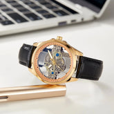 Luxury Original Waterproof Gold Skeleton Style Watch Inspirational Watches