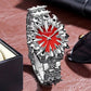 Special-shaped lightning dragon scale spike soldering watch design heavy industry trend Y2K Watches Quirky Quartz Wristwatches Inspirational Watches