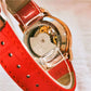 Augulas Genuine Hollow-Out Diamond-Encrusted Fully Automatic Mechanical Watch for Women, Fashionable and Simple, Luminous Waterproof Watch for Female Students, Trendy, the Best Gift for Her, No Battery Needed Inspirational Watches