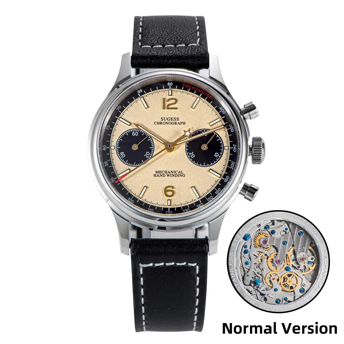 Chronograph Panda Wristwatch Air Force Sapphire Waterproof Inspirational Watches
