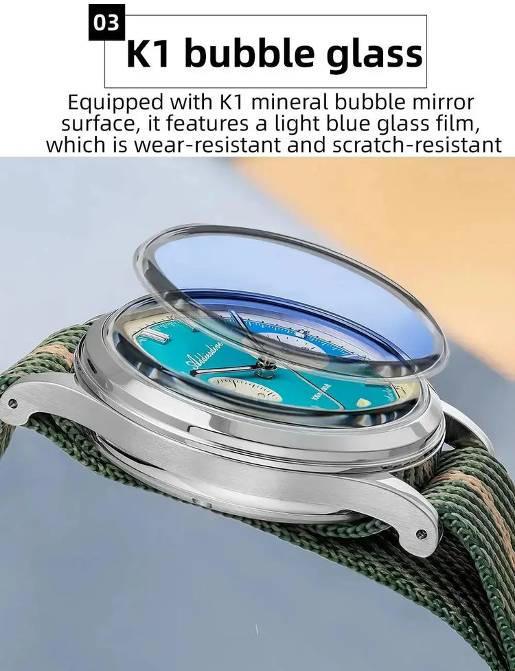 Multifunction Chronograph Luxury Watch For Men 100M Waterproof Inspirational Watches