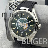 Time Earth Map Mechanical Sapphire Crystal Waterproof Luminous Inspirational Watches