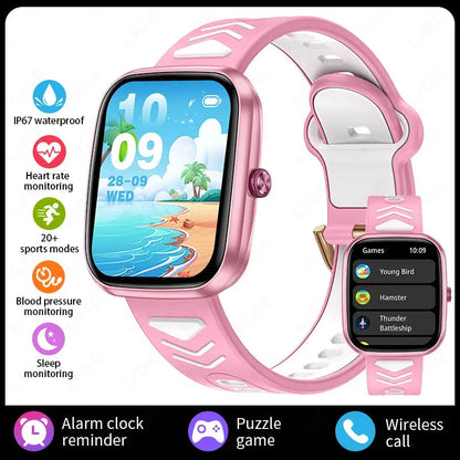 Multifunctional HD Touch Screen Music Games Kids Smartwatch Inspirational Watches