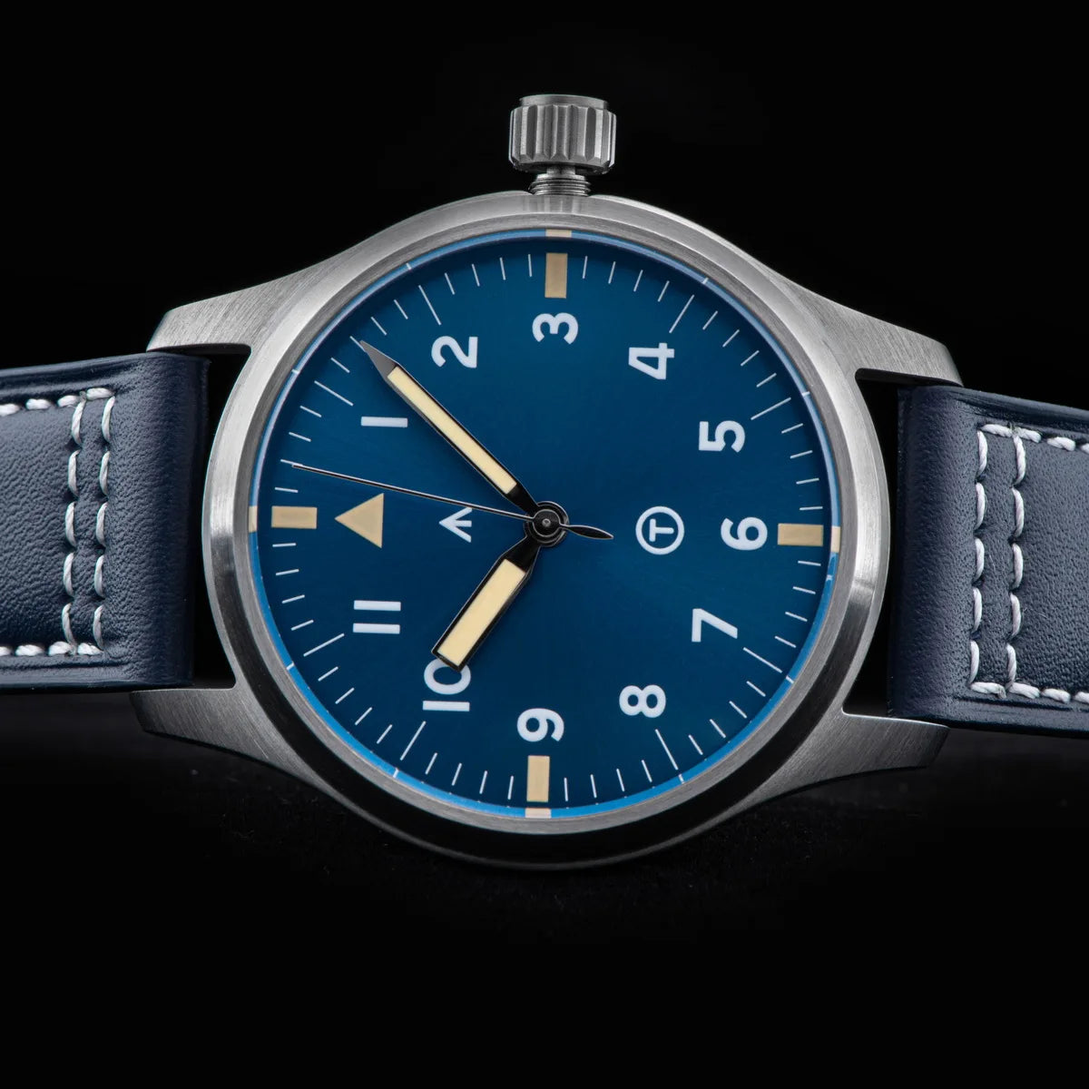 SEESTERN Watch Automatic Mechanical Wristwatches NH35 Movement Military Full Luminous Sapphire Crystal Waterproof Army Air Force Inspirational Watches