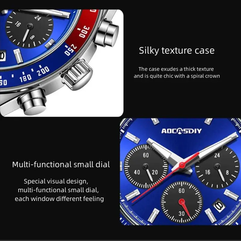 Multi-functional Business Fashion vintage watch - Inspirational Watches