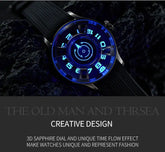 Curvature Engine Star Ship Automatic Super Luminous Blue Nightlight Automatic Inspirational Watches