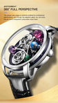 PINDU Design Starry Twelve Constellations Mechanical Watch Sapphire Waterproof Men Mechanical Wristwatches Miyata 8215 Movement Inspirational Watches