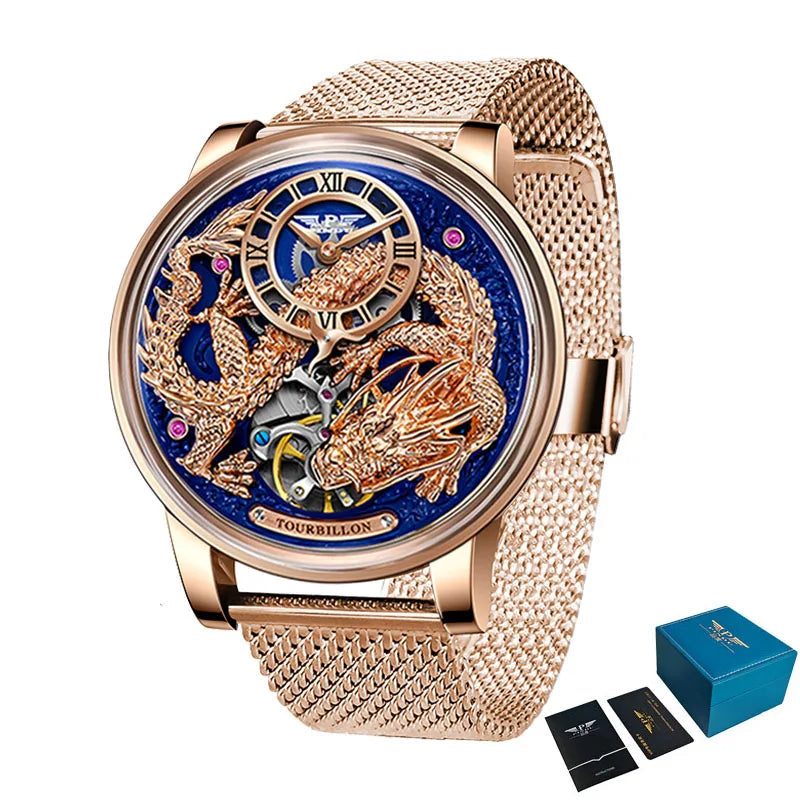 PINDU Develops And Designs New M2797B Automatic Mechanical Watch Men Watches 45.5MM Luxury High-end Quality Wristwatch Men Gift Inspirational Watches