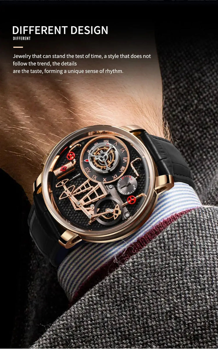 Button Oil Pump Swiss Quartz 762 Movement Sapphire - Inspirational Watches