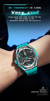 Hollow out Automatic Men&
