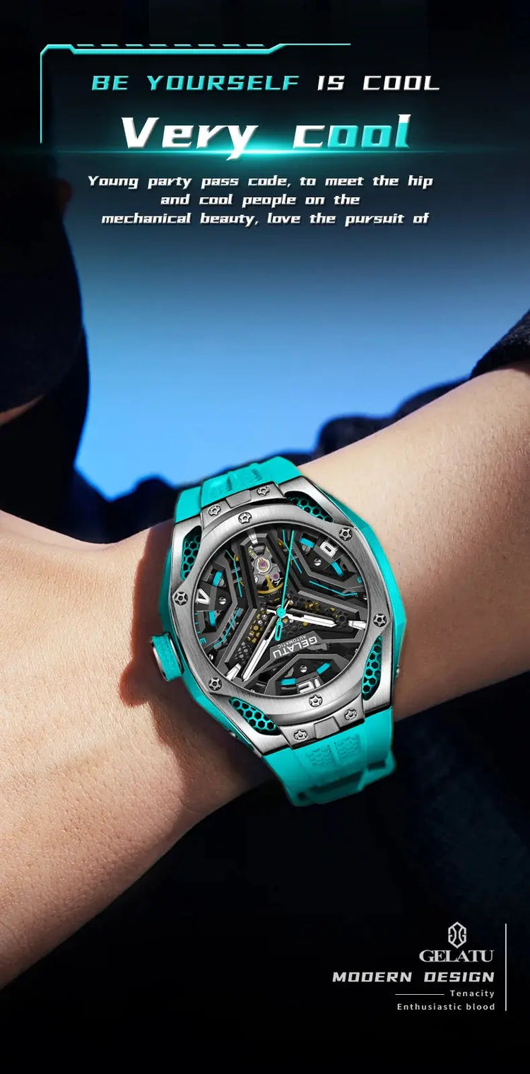 Hollow out Automatic Men&