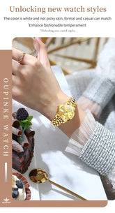 Gold Phoenix Women Luxury Swiss Certified Automatic Mechanical Watch - Inspirational Watches