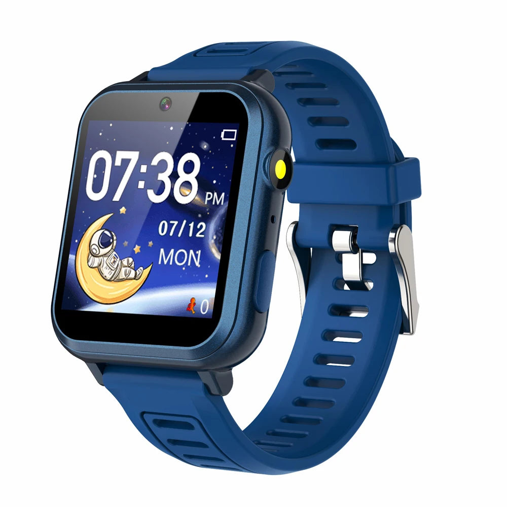 24 Games Kids Music Play Pedometer Tracker Time Display Video Audio Record Torch Smartwatch Inspirational Watches