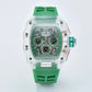 six-pin multi-functional running second engraving hollow quartz watch - Inspirational Watches