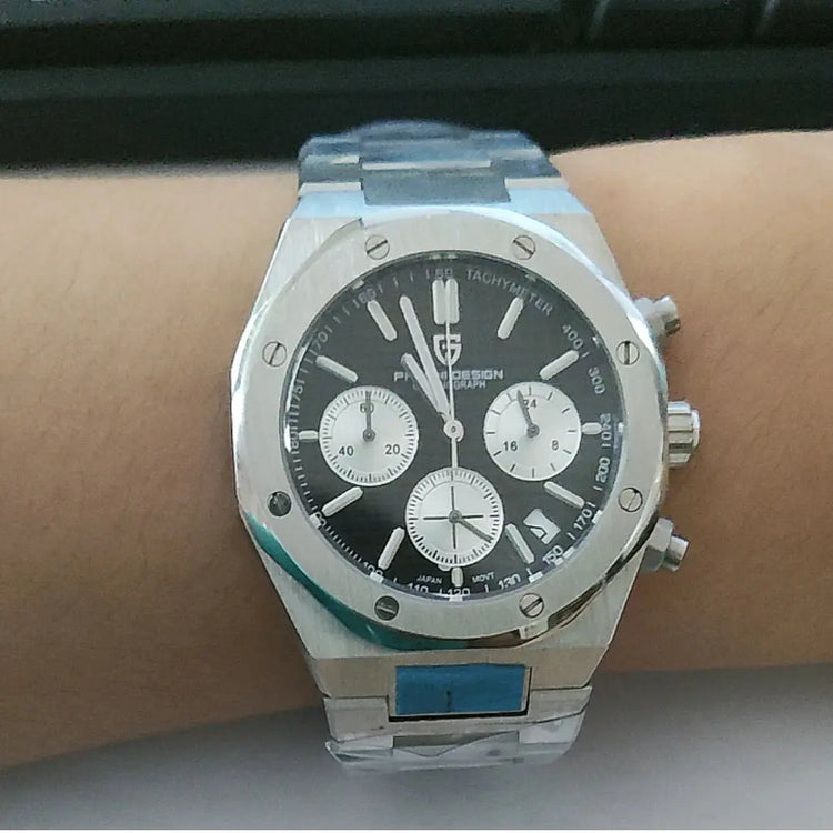 Sapphire Crystal Luminous Stainless Steel 200m Waterproof Watch - Inspirational Watches