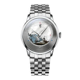Original Painting Dial automatic Sapphire Crystal Glass Watch - Inspirational Watches
