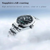 Automatic Watches 40MM Stainless Steel Wristwatch Sapphire AR Coated - Inspirational Watches