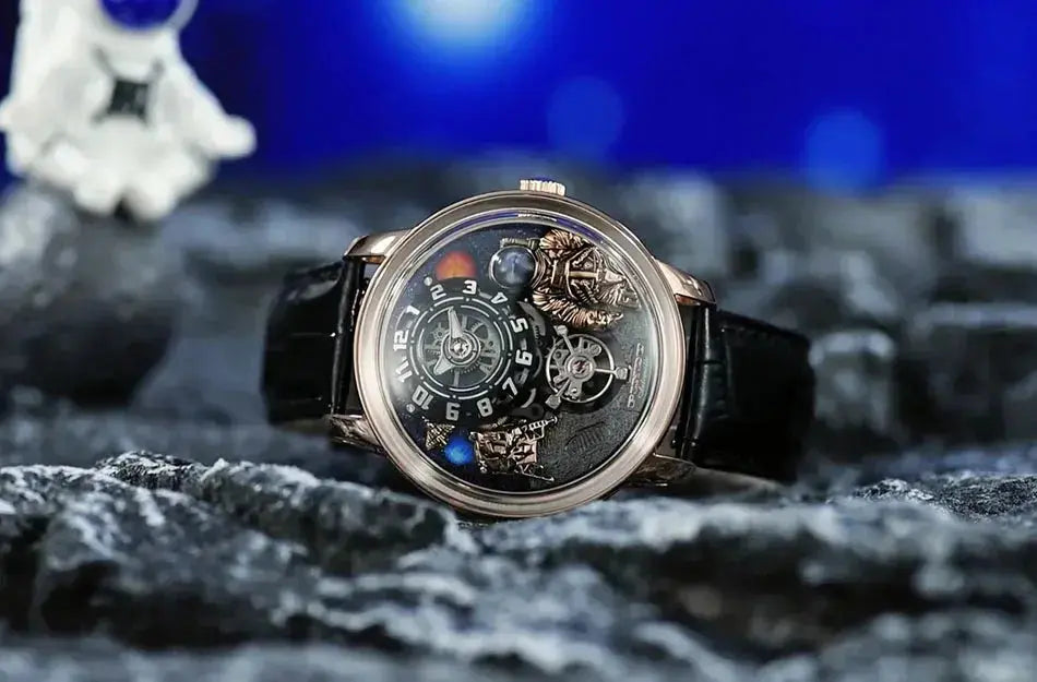Space Series Unique Design Three-dimensional Dial Mechanical Watch - Inspirational Watches