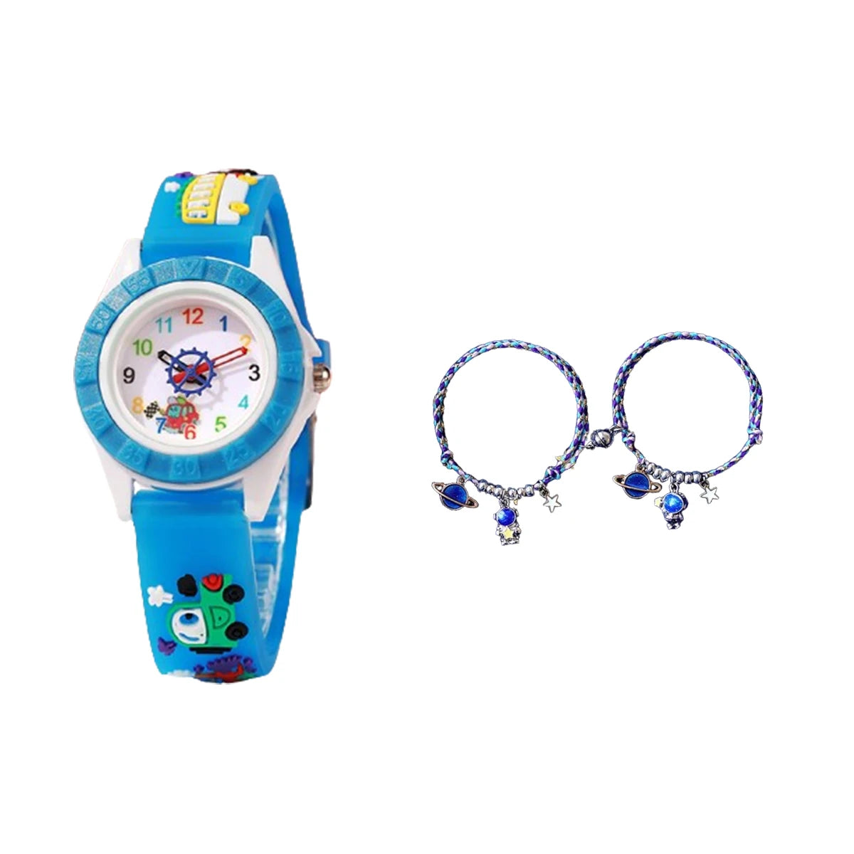 Fun Cartoon Car Kids Watch Inspirational Watches