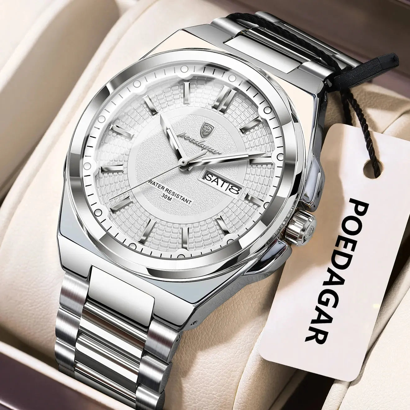 Classic Stainless Steel Wristwatches