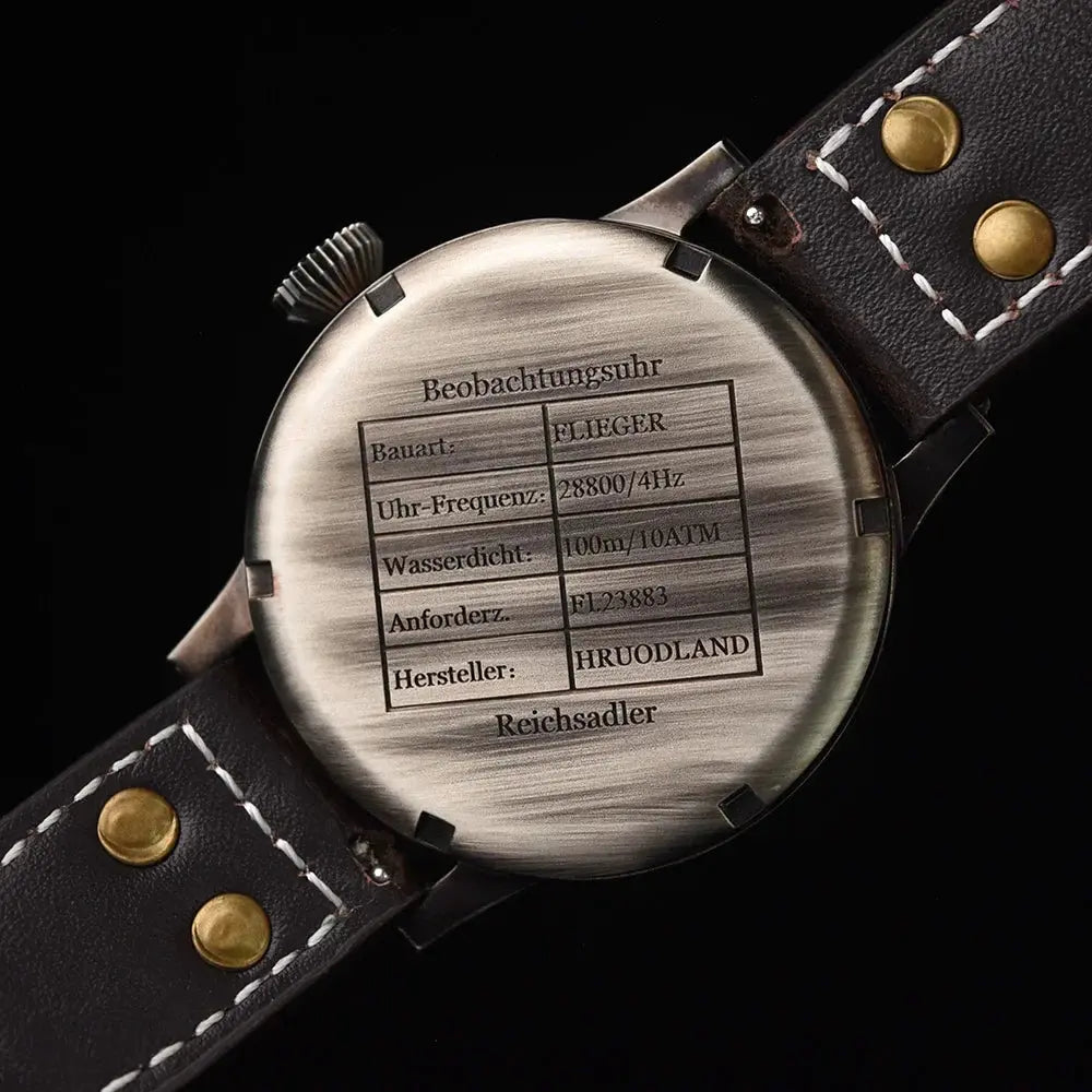 42mm Retro Automatic Men Pilot Watches Sapphire Glass - Inspirational Watches