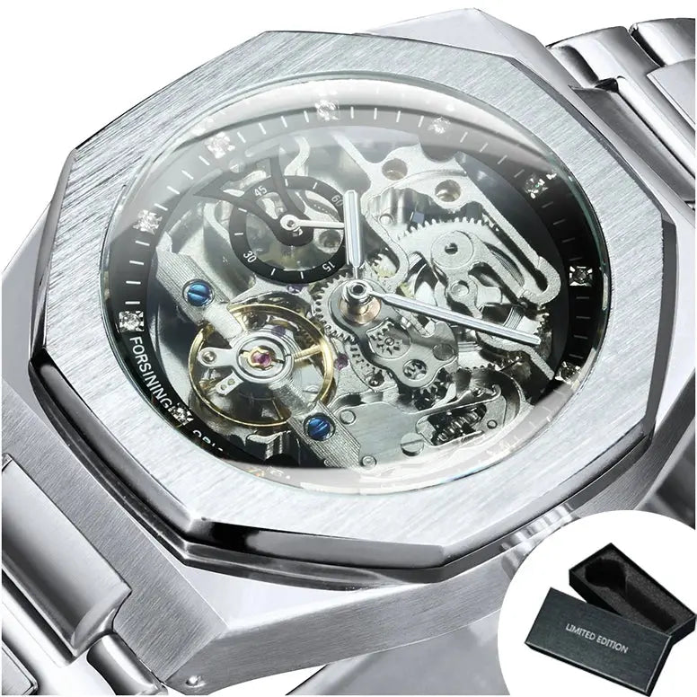 Automatic Tourbillon Skeleton Mechanical watch Inspirational Watches