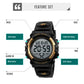 LED light Display Digital Alarm Clock 5Bar Waterproof Kids Sports Watch Inspirational Watches