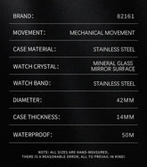Automatic Watch with Ceramic Bezel Three Eyes Six Hands Waterproof Luminous - Inspirational Watches