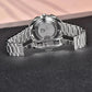 Luxury 40mm Stainless Steel Sports Watch with Chronograph - Inspirational Watches