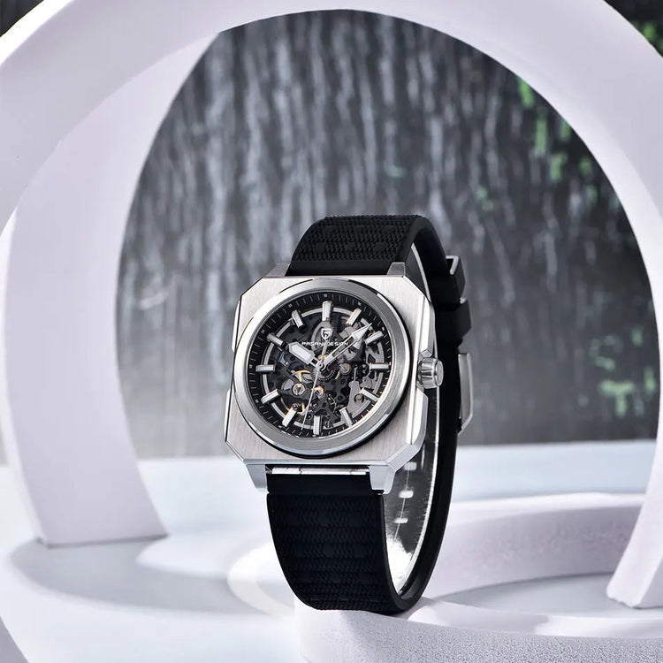 PAGANI DESIGN New Hollowed Men Mechanical Watch Top Brand Sapphire Glass Clock Classic Luxury Waterproof Automatic Men&