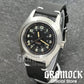 Retro Watch 200m Waterproof Leather Bracelet Domed Sapphire Pilot Dive - Inspirational Watches