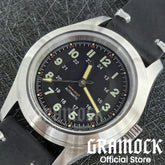 Retro Watch 200m Waterproof Leather Bracelet Domed Sapphire Pilot Dive - Inspirational Watches