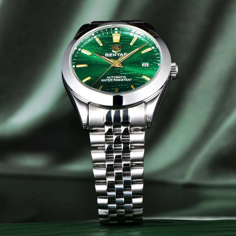 BENYAR Mens Watches Top Brand Luxury Man Mechanical Wristwatches Automatic Watch For Men Waterproof Sports Stainless Steel Clock Inspirational Watches