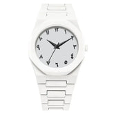 Simple Black Male Quartz Watches Arabic digital Casual Drip Oil Strap - Inspirational Watches
