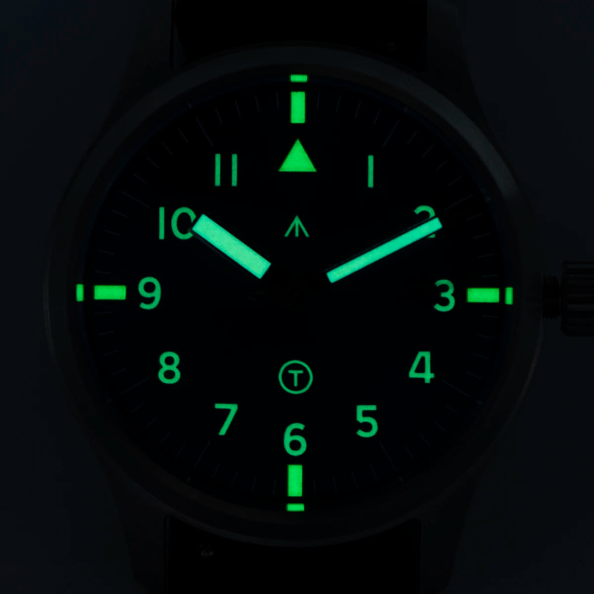 SEESTERN Watch Automatic Mechanical Wristwatches NH35 Movement Military Full Luminous Sapphire Crystal Waterproof Army Air Force Inspirational Watches
