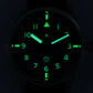 Automatic Mechanical Wristwatches NH35 Movement Military Full Luminous Sapphire Crystal Waterproof Army Air Force Inspirational Watches