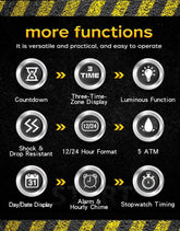Multi functions Sports Wristwatch Inspirational Watches