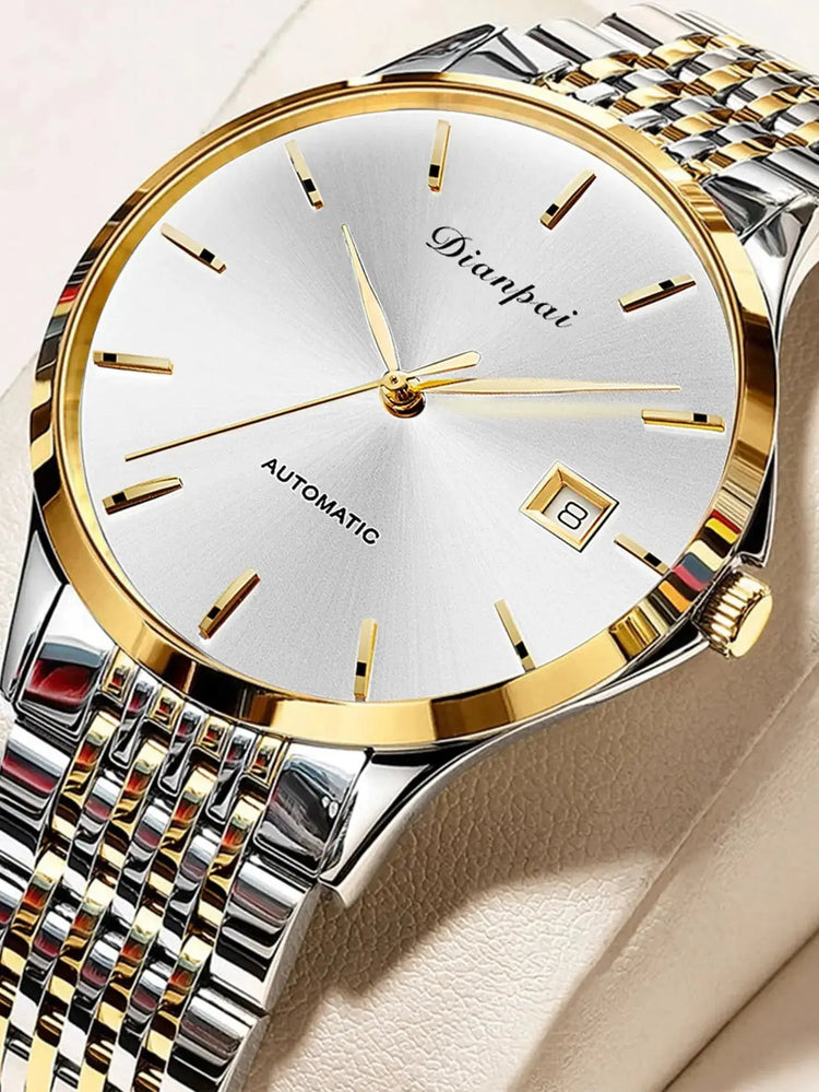 Automatic Mechanical Luxury Thin Edition with Calendar Watch Inspirational Watches