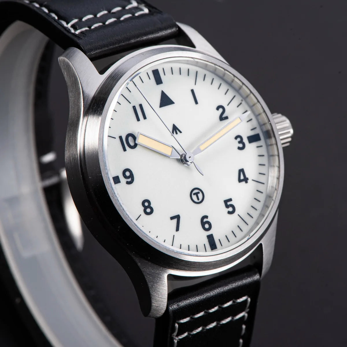 SEESTERN Watch Automatic Mechanical Wristwatches NH35 Movement Military Full Luminous Sapphire Crystal Waterproof Army Air Force Inspirational Watches