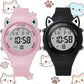 Cute Cat Ear Digital Sport Watch Inspirational Watches