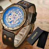 Retro with Genuine Leather Inspirational Watches