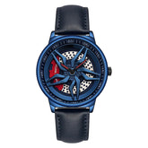 Rotating Dial Waterproof Car Wheel Watch Men Quartz Sport Steel Clock Creative Rim Hub Wheel Wristwatch Relogio Masculine Inspirational Watches