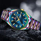 Geometric Stainless Steel Quartz Watch