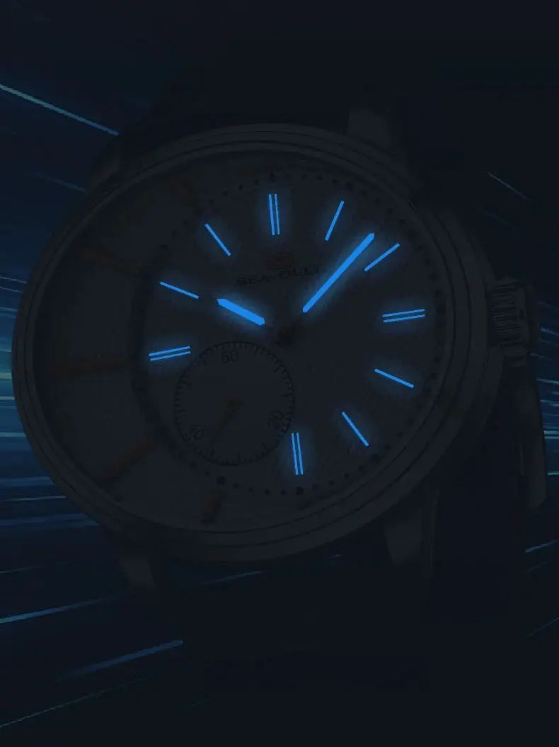 Oval Dial Automatic Mechanical Waterproof Luminous Inspirational Watches