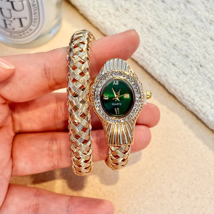 Snake Head Embellished Women&