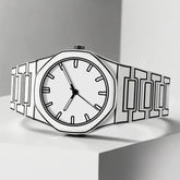 Modern Minimalist Sketching Creative Leisure Watch Creative 3D Sketch Design - Inspirational Watches